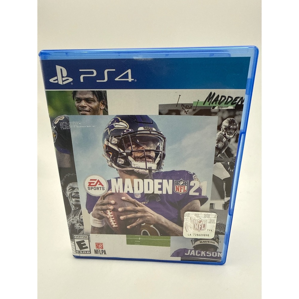 EA Sports‎ Madden NFL 21 PS4 PlayStation 4 Football Game Lamar Jackson Cover